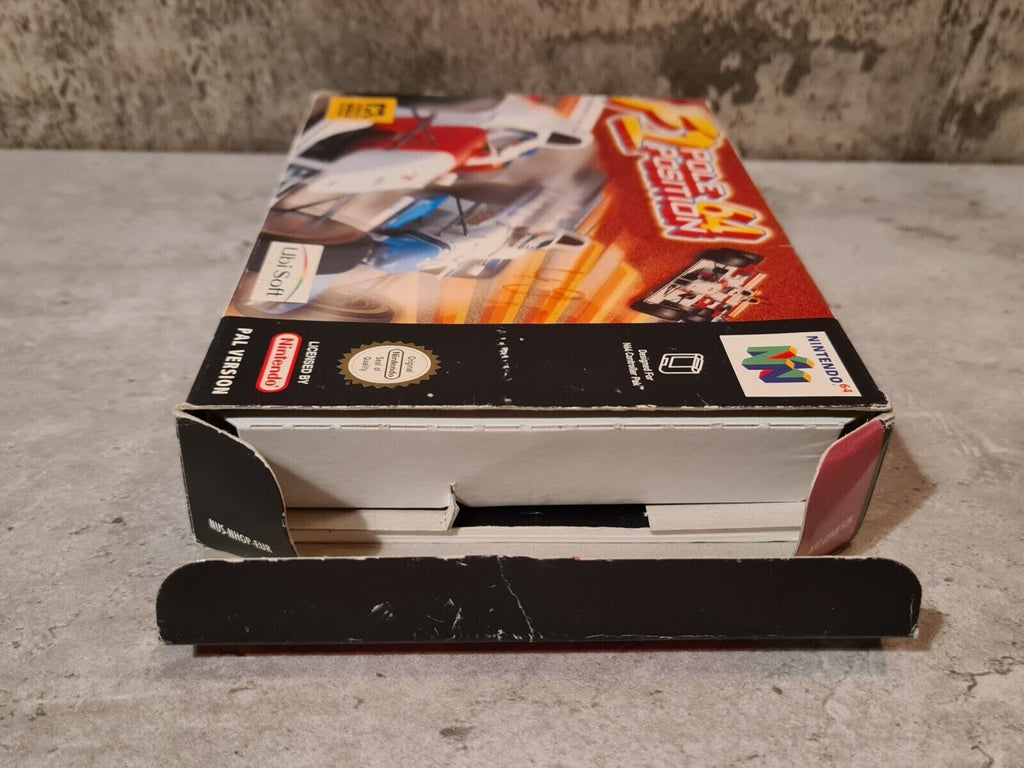 N64 Nintendo 64 F1 Pole Position 64 mit OVP und Anleitung EUR - T-Retro-Games 