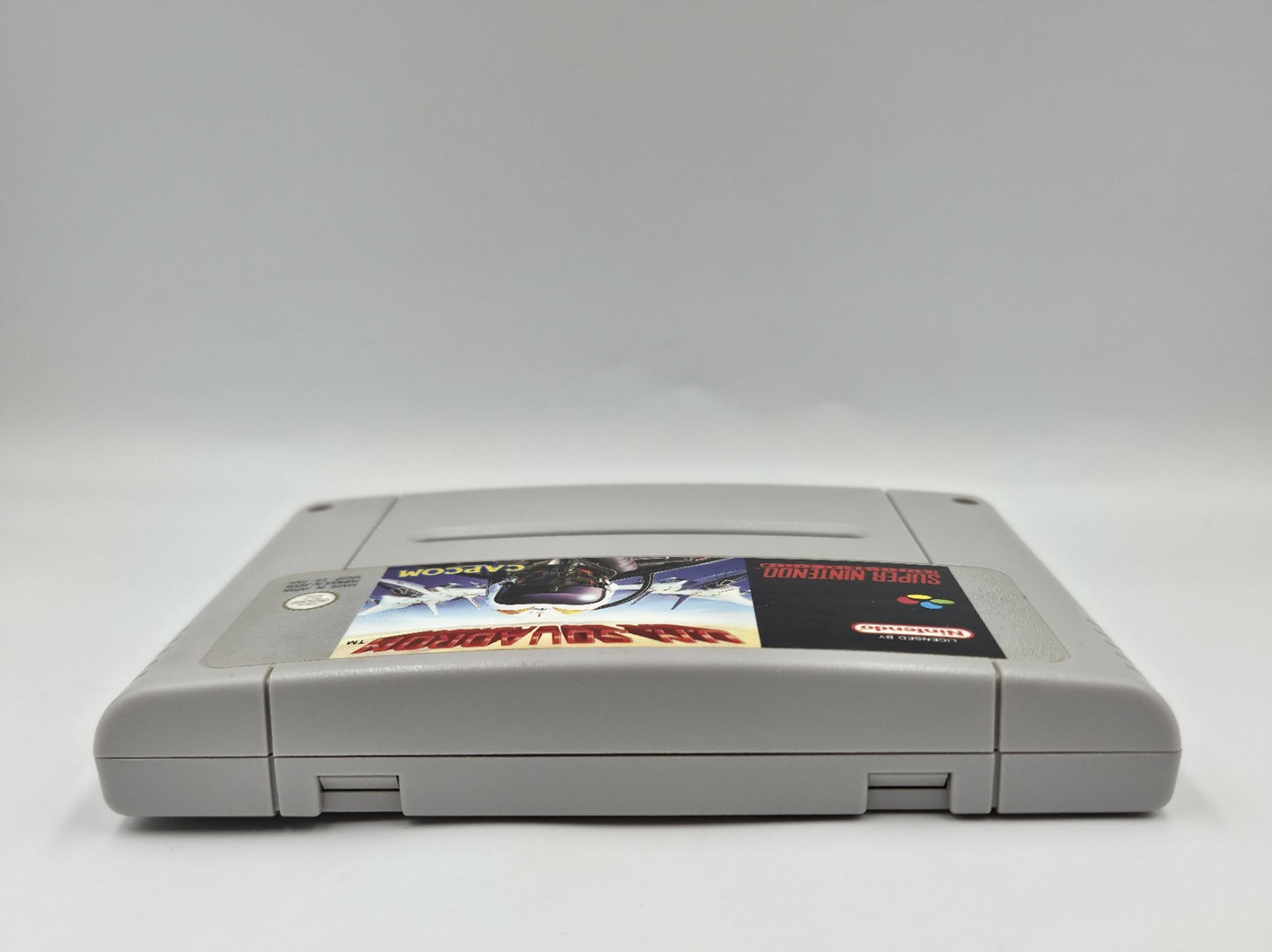 SNES Super Nintendo U.N. Squadron Modul FAH
