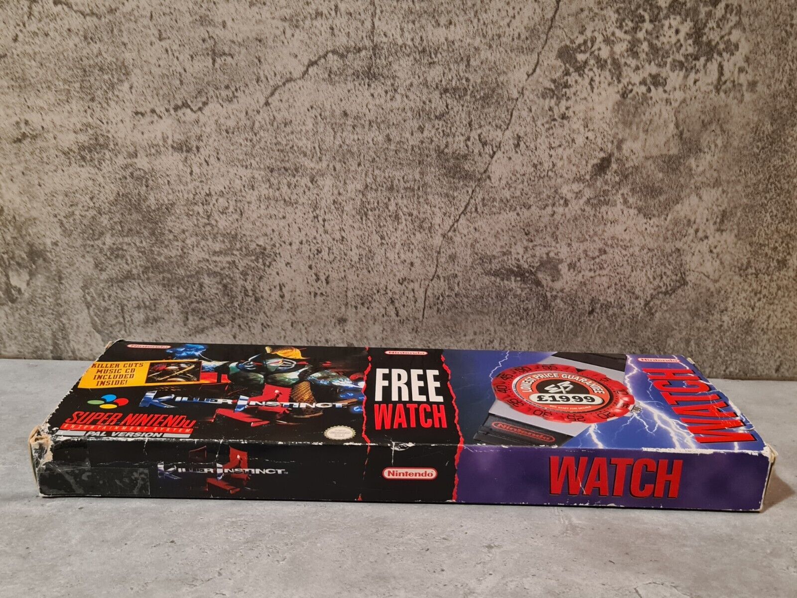 SNES Super Nintendo Killer Instinct Free Watch Big Box OVP mit Anleitung UKV - T-Retro-Games 
