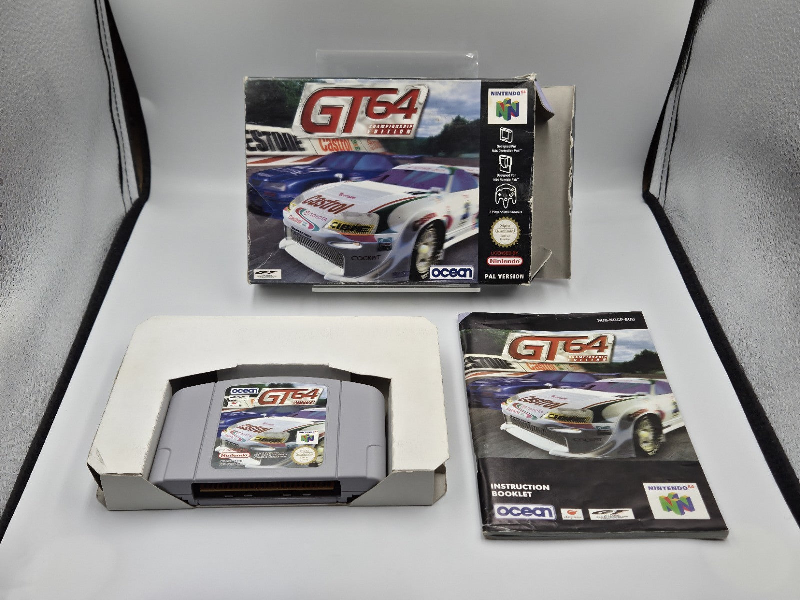N64 Nintendo 64 Spiel GT64 Championship Edition mit OVP und Anleitung EUR