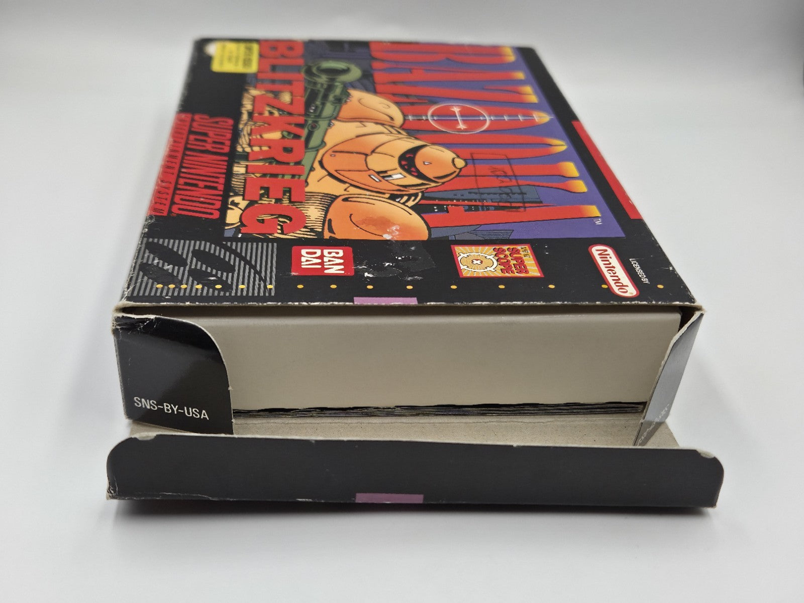 SNES Super Nintendo Spiel Bazooka Blitzkrieg mit OVP und Anleitung NTSC USA