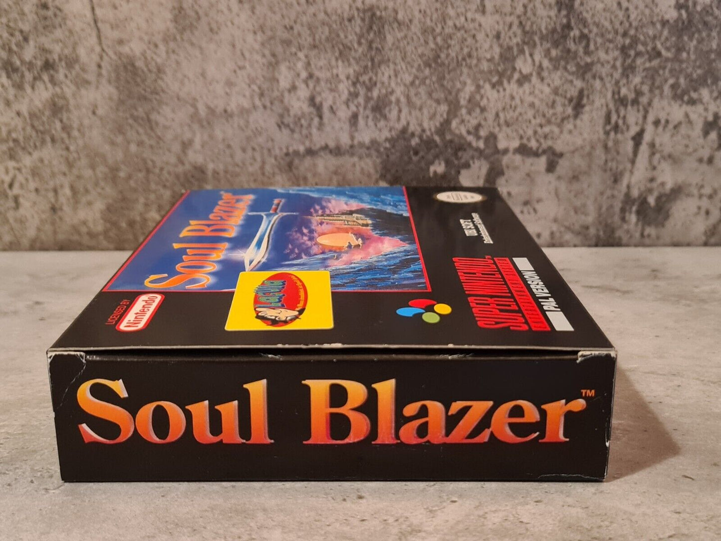 SNES Super Nintendo Soul Blazer mit OVP und Anleitung NOE/SFRG - T-Retro-Games 