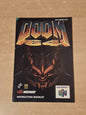 N64 Nintendo 64 Doom 64 Instruction Booklet UKV