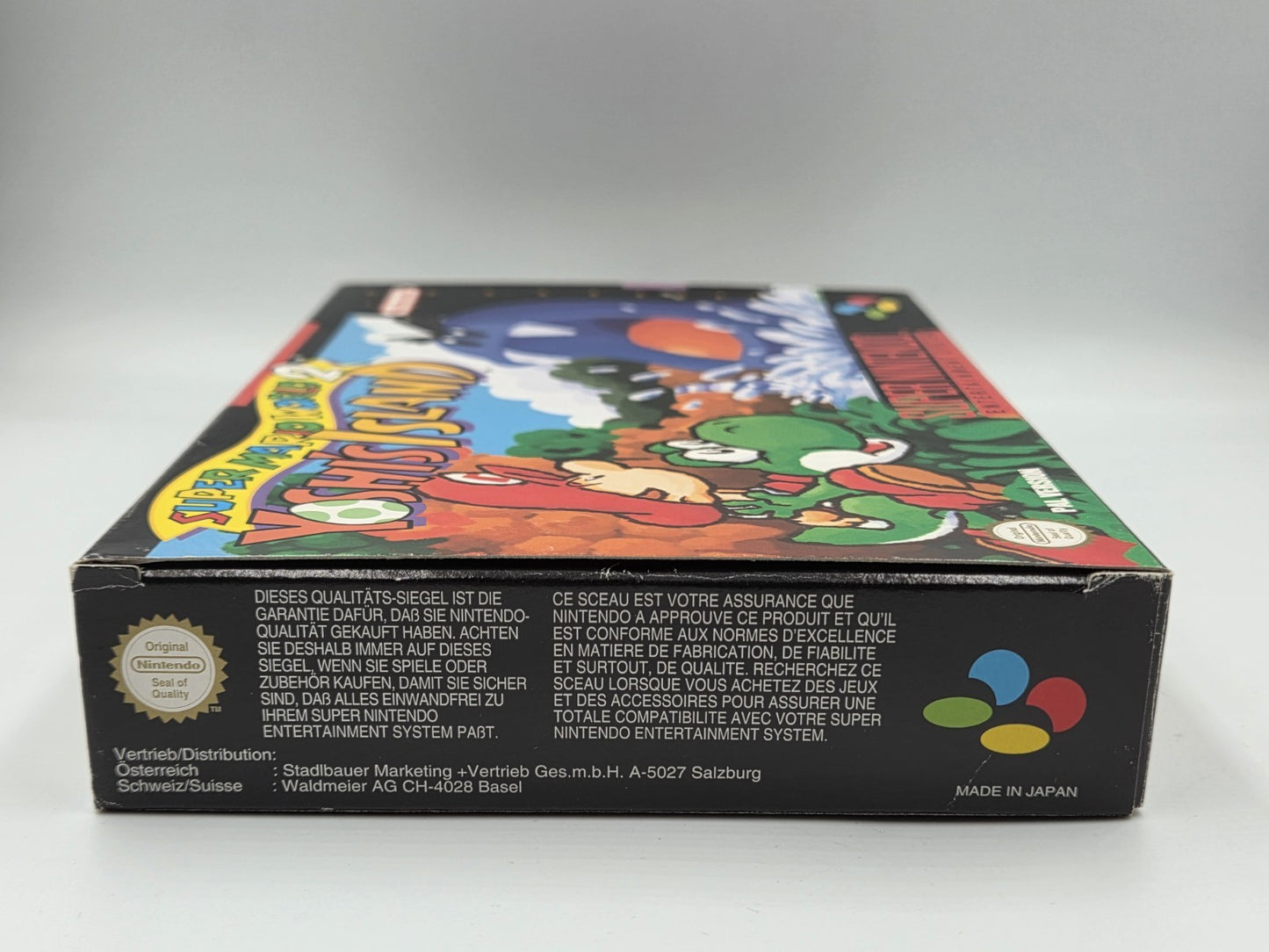 SNES Super Nintendo Super Mario World 2: Yoshi's Island mit OVP + Anleitung FRG