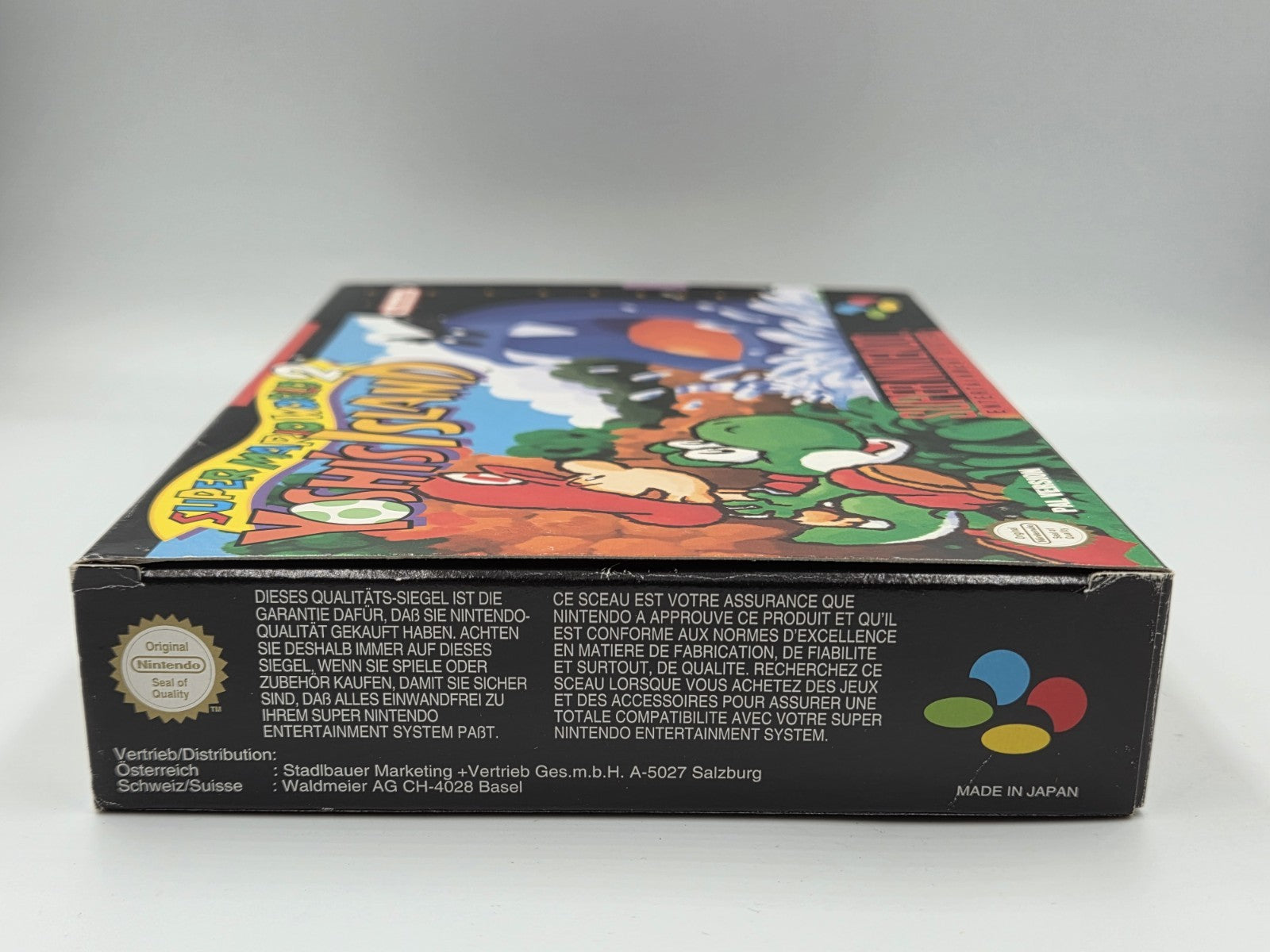 SNES Super Nintendo Super Mario World 2: Yoshi's Island mit OVP + Anleitung FRG