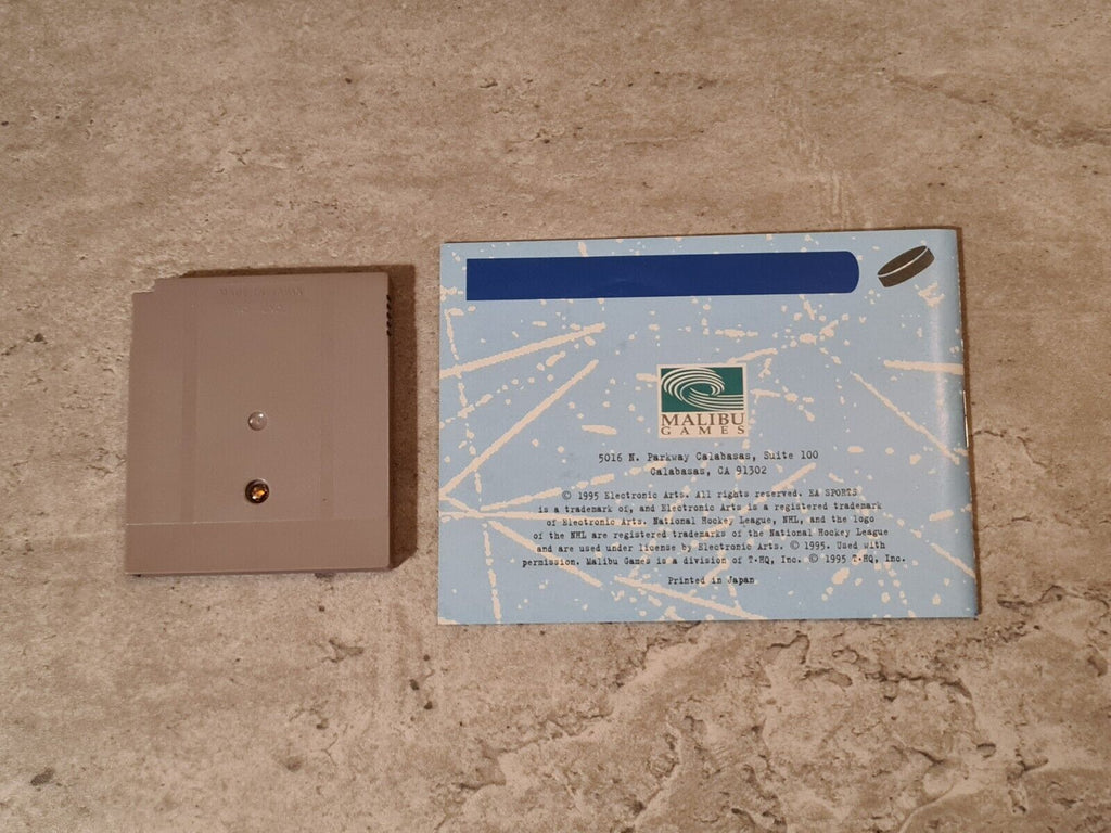 Nintendo Game Boy Classic Spiel NHL Hockey 95 mit OVP und Anleitung + Poster USA - T-Retro-Games 