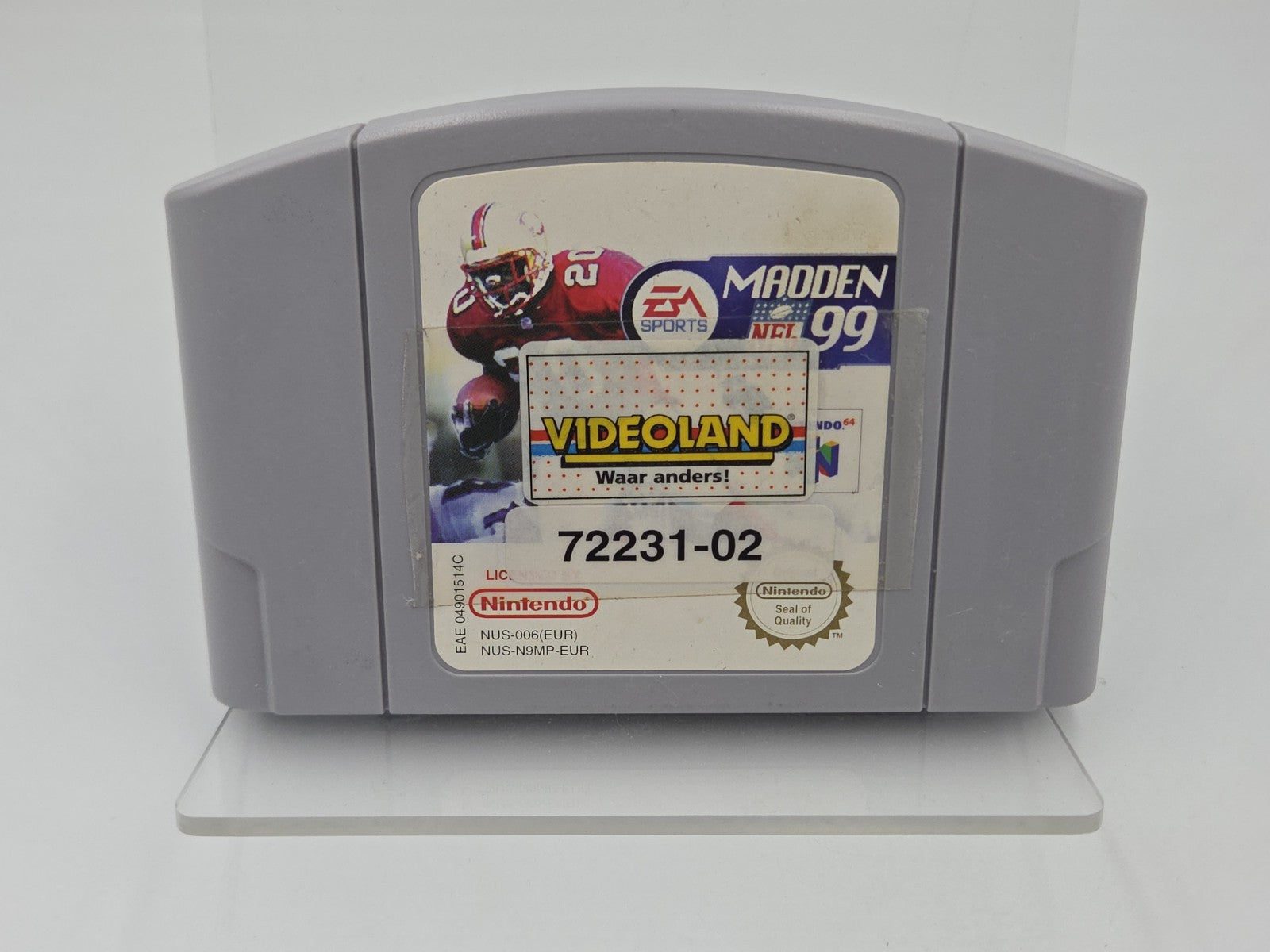 N64 Nintendo 64 Spiel Madden NFL 99 Modul EUR