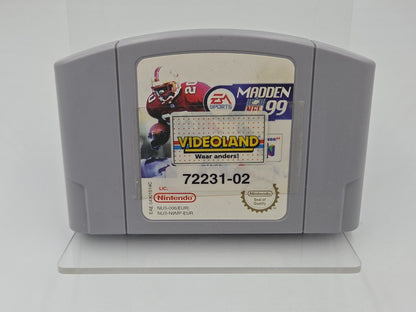 N64 Nintendo 64 Spiel Madden NFL 99 Modul EUR