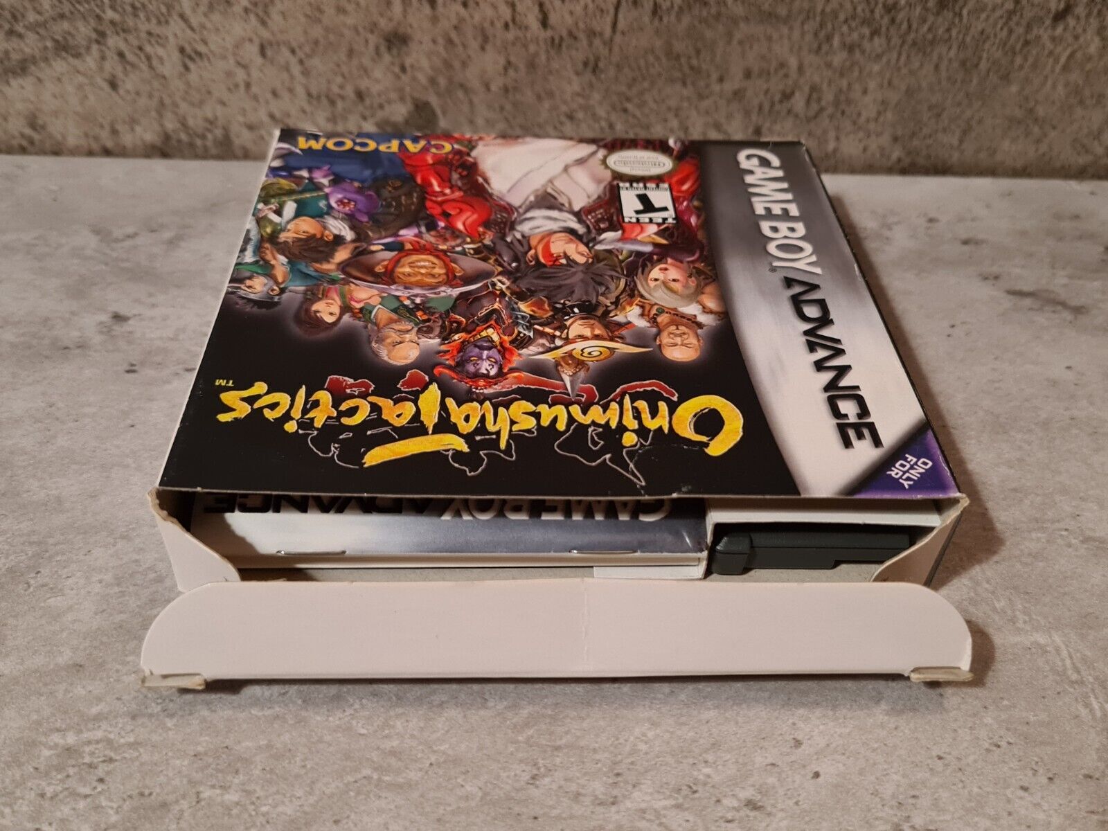 Nintendo Game Boy Advance Onimusha Tactics mit OVP und Anleitung USA - T-Retro-Games 