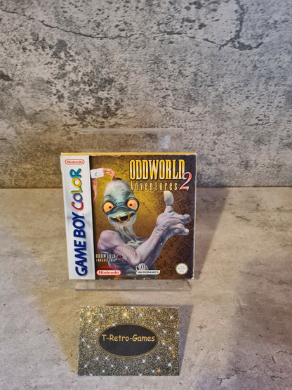 Nintendo Game Boy Color Oddworld Adventures 2 mit OVP und Anleitung EUR - T-Retro-Games 