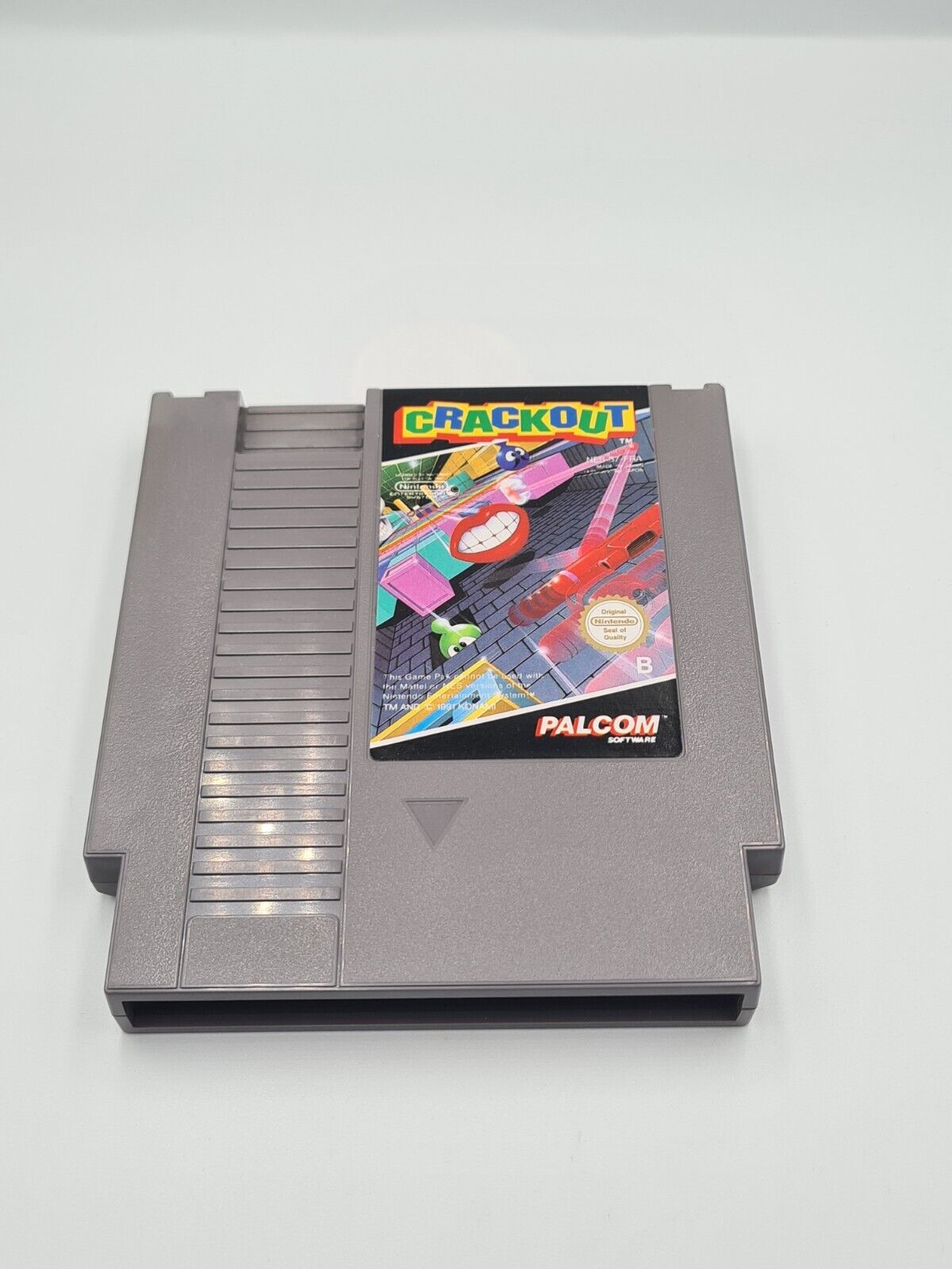 NES CrackOut mit OVP und Anleitung FRA - T-Retro-Games 