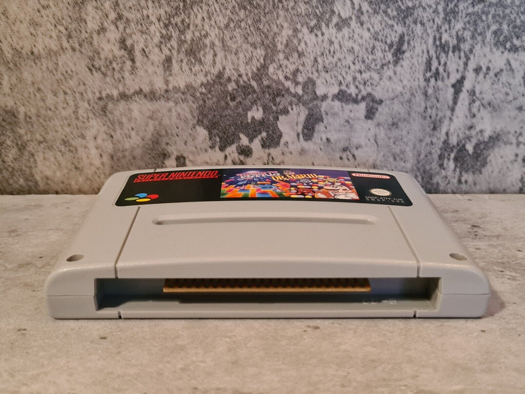 SNES Super Nintendo Tetris & Dr. Mario EUR Modul - T-Retro-Games 