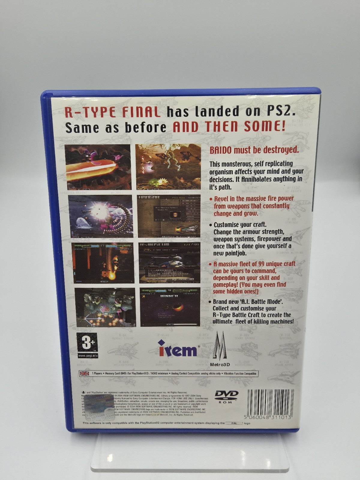 PS2 Playstation 2 R-Type Final mit OVP und Anleitung Englisch