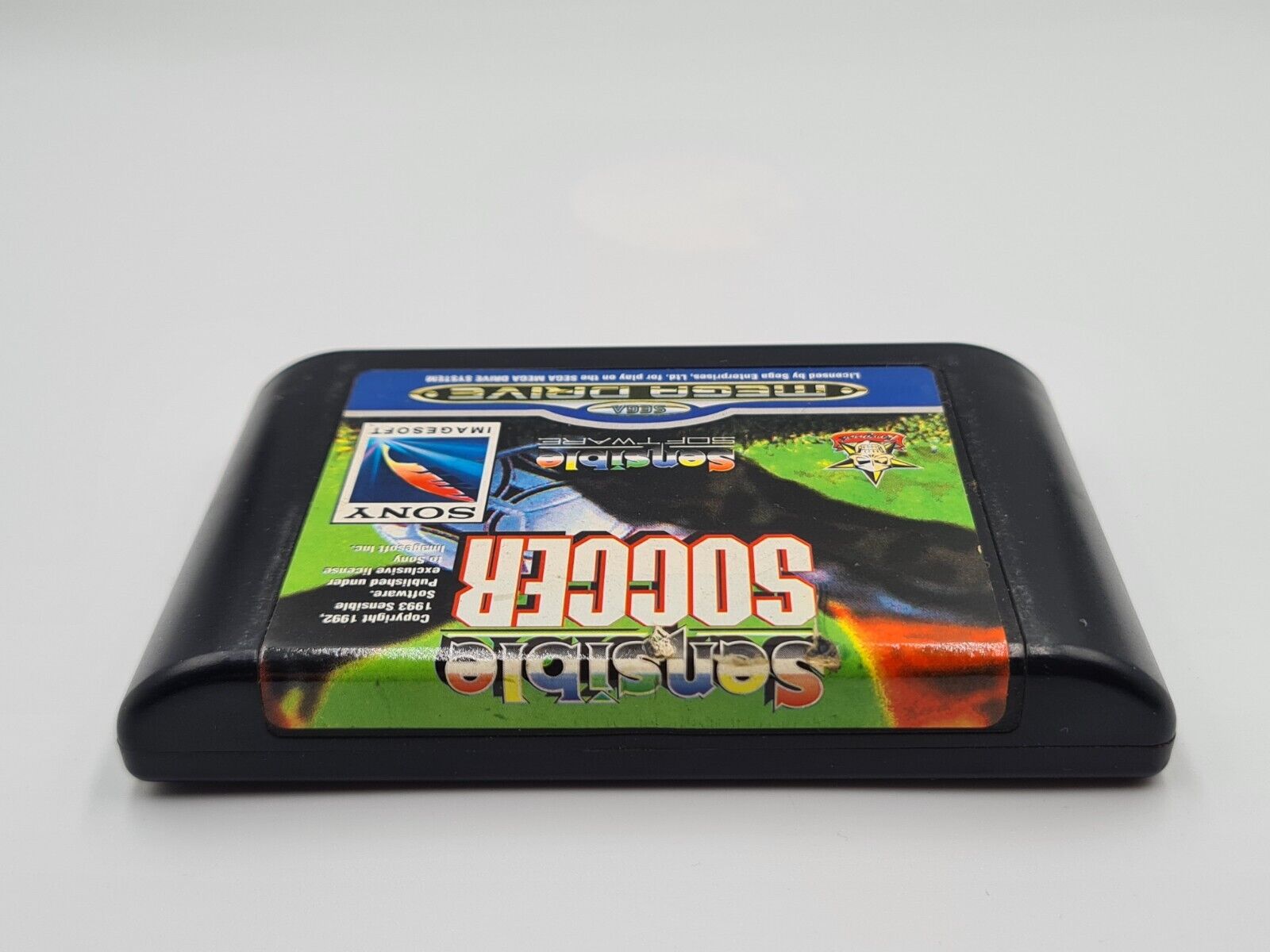 Sega Mega Drive Spiel Sensible Soccer mit OVP und Anleitung Multi Language - T-Retro-Games 