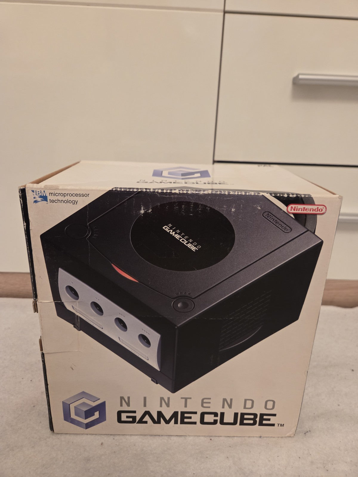 Nintendo GameCube Konsole Console Schwarz Black mit Controller + Kabeln OVP