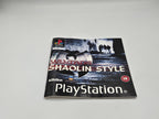 PS1 Playstation 1 Spiel Wu-Tang Shaolin Style mit OVP und Anleitung ESP