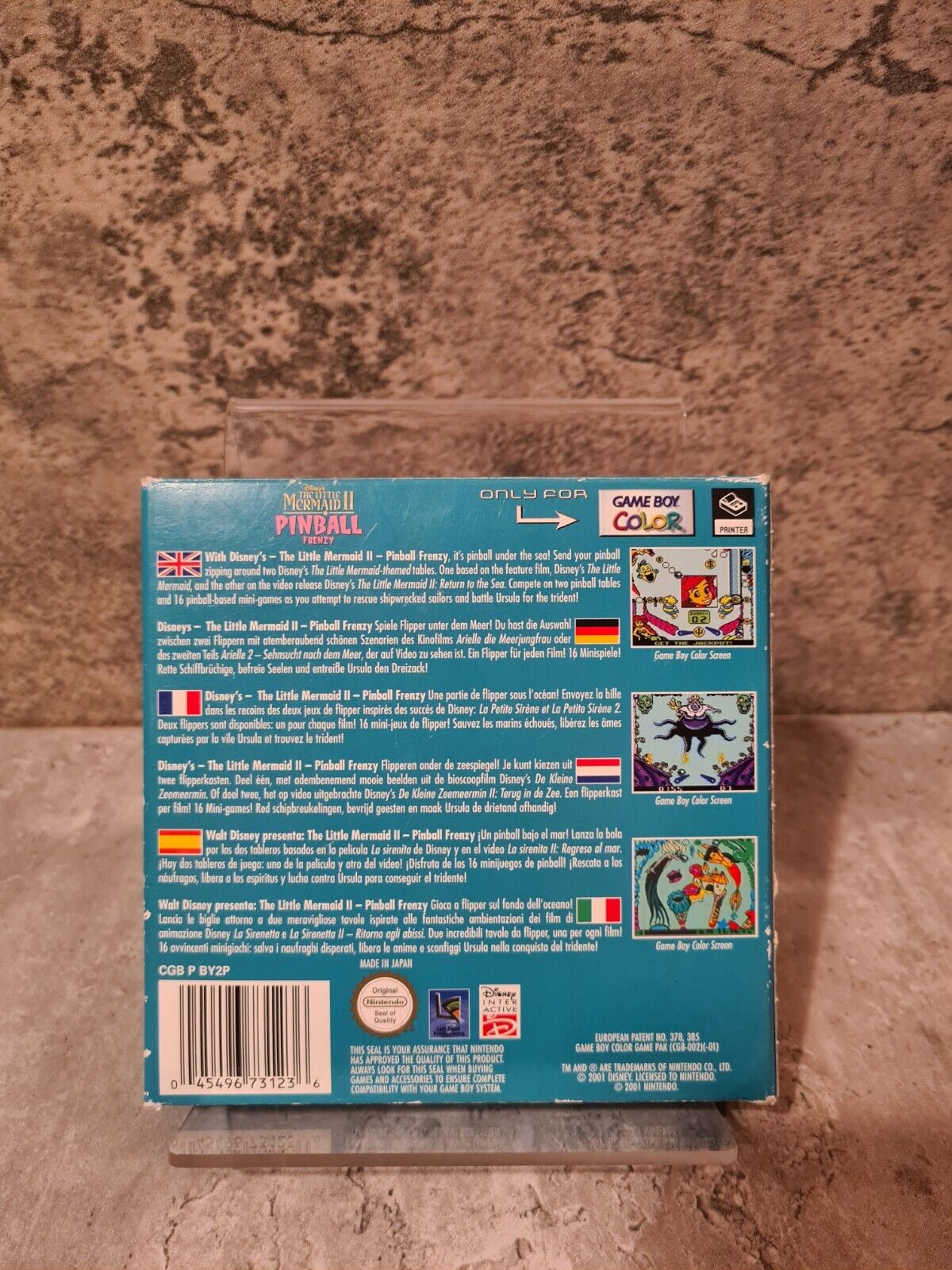 Gameboy Color Disney's The Little Mermaid II Pinball Frenzy + OVP und Anleitung - T-Retro-Games 