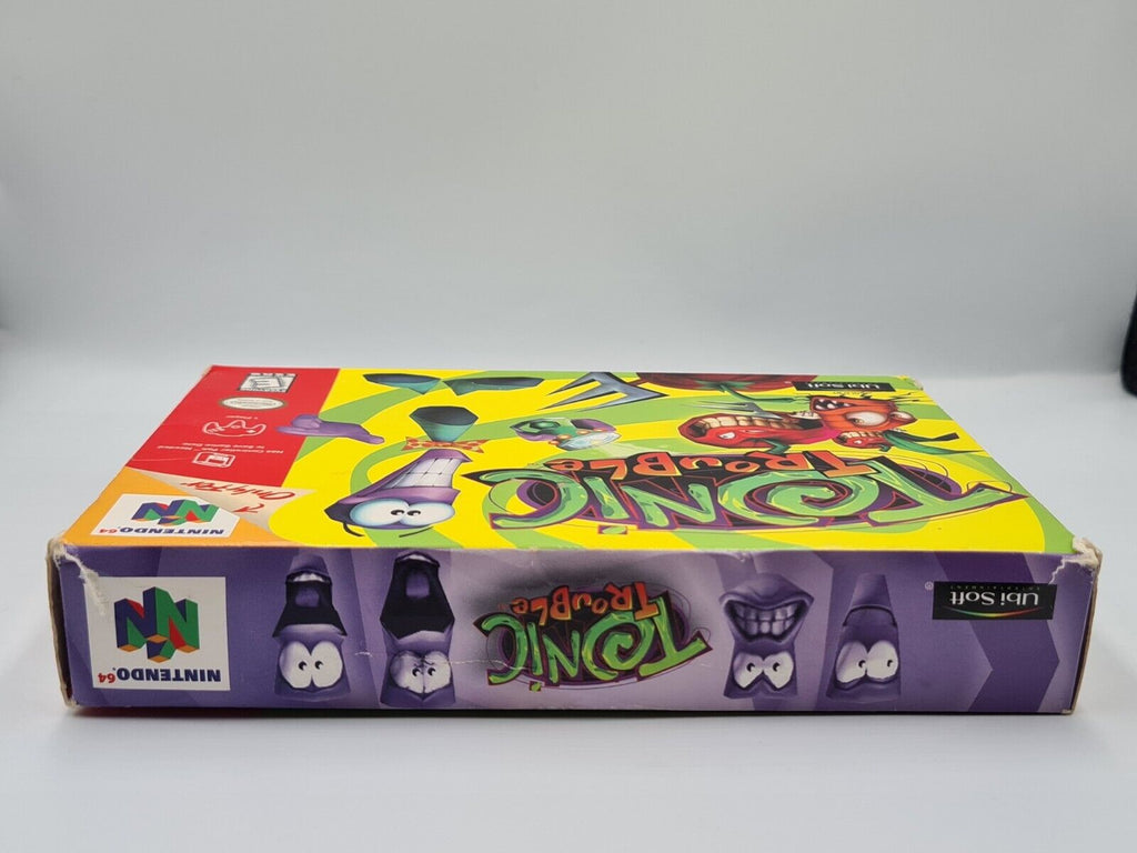 N64 Nintendo 64 Tonic Trouble mit OVP und Anleitung USA NTSC - T-Retro-Games 