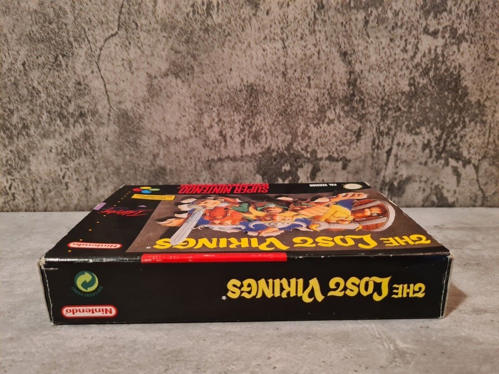 SNES Super Nintendo The Lost Vikings mit OVP und Anleitung NOE / SFRG - T-Retro-Games 