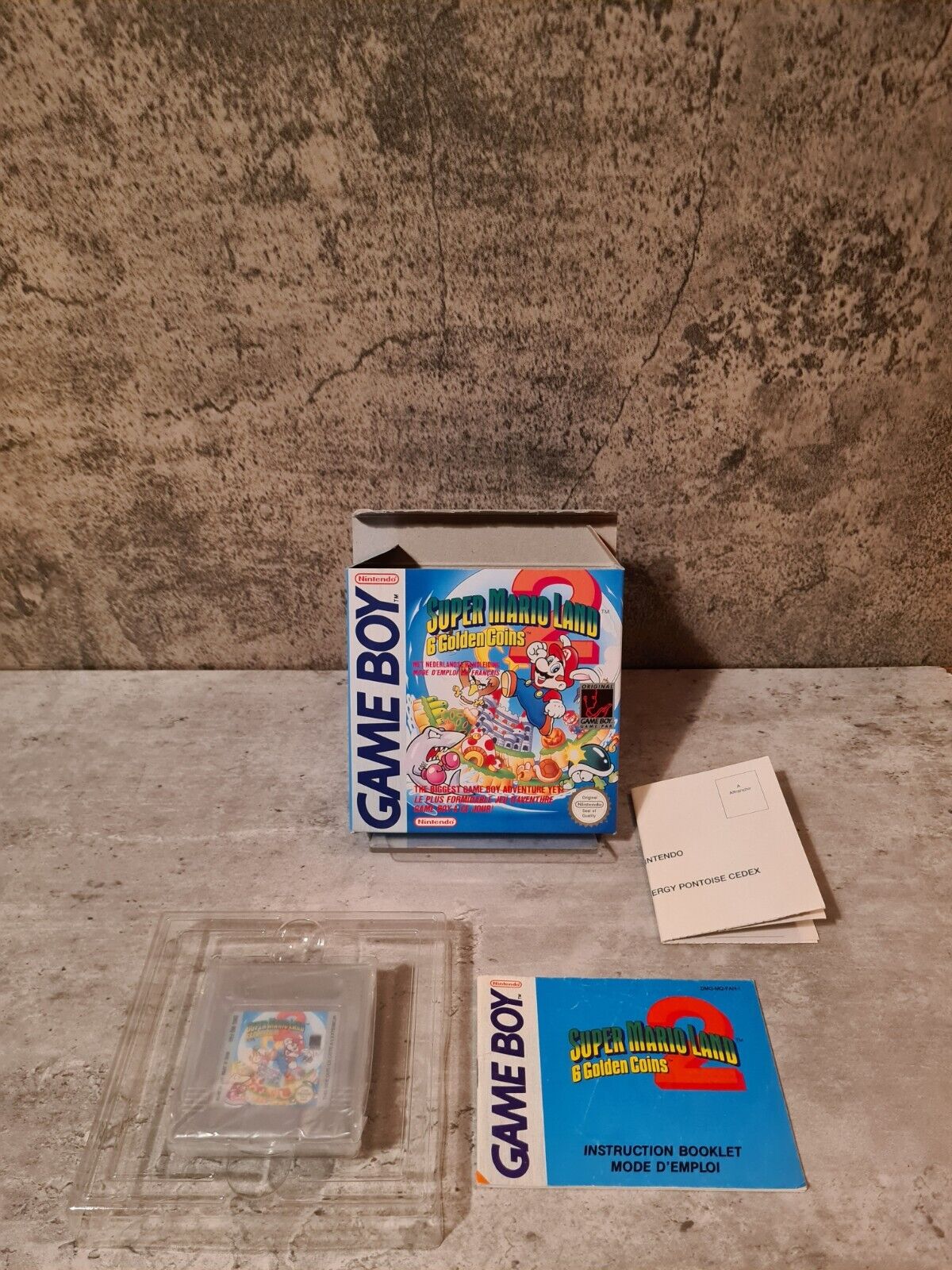 Nintendo Gameboy Super Mario Land 2 : 6 Golden Coins mit OVP und Anleitung FAH - T-Retro-Games 