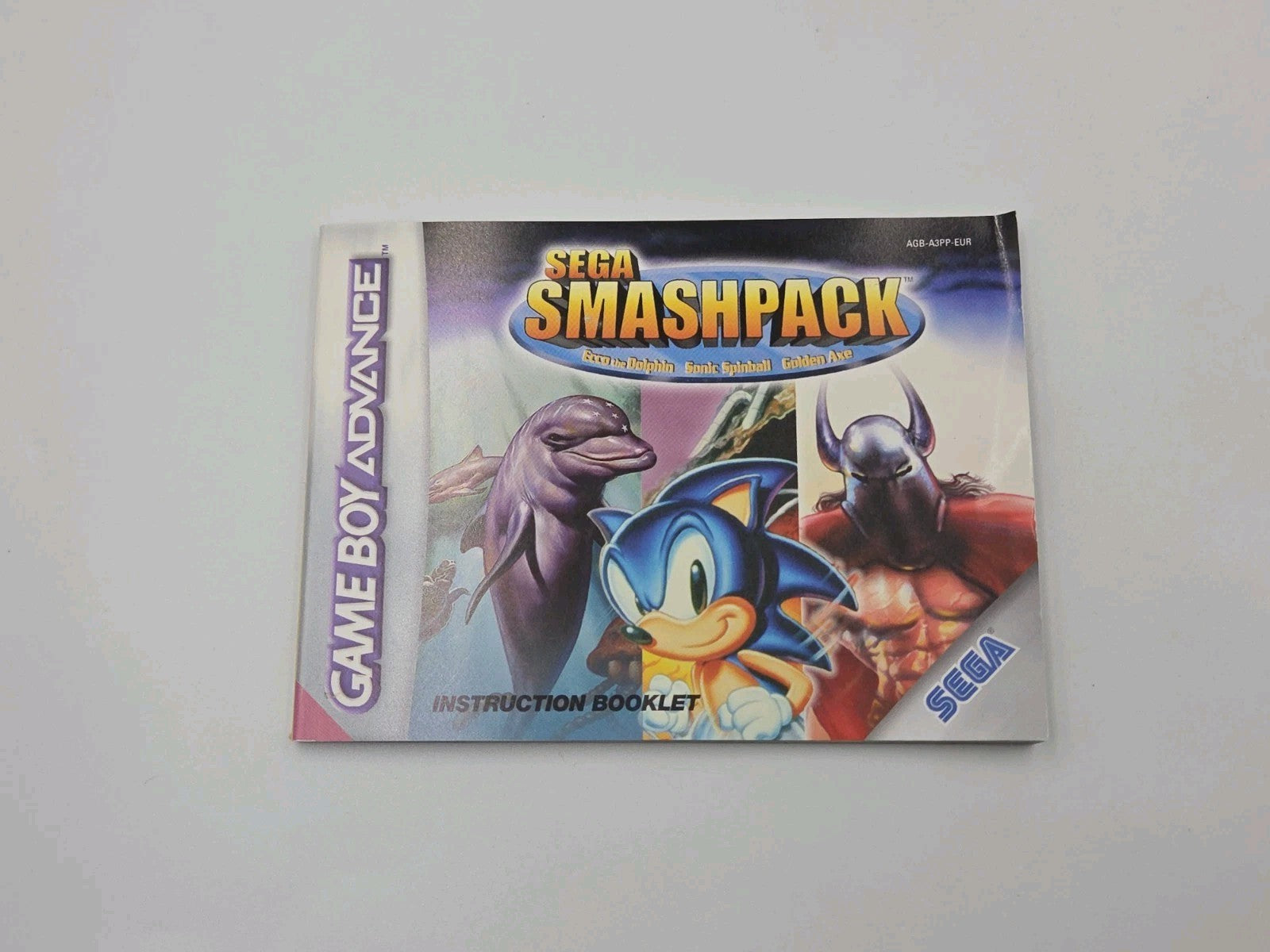 Nintendo Game Boy Advance Spiel Sega Smashpack mit OVP und Anleitung EUR