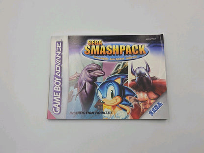 Nintendo Game Boy Advance Spiel Sega Smashpack mit OVP und Anleitung EUR