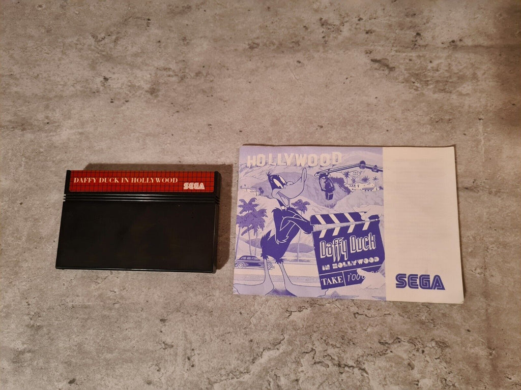 Sega Master System Daffy Duck in Hollywood mit OVP und Anleitung Multi Language - T-Retro-Games 
