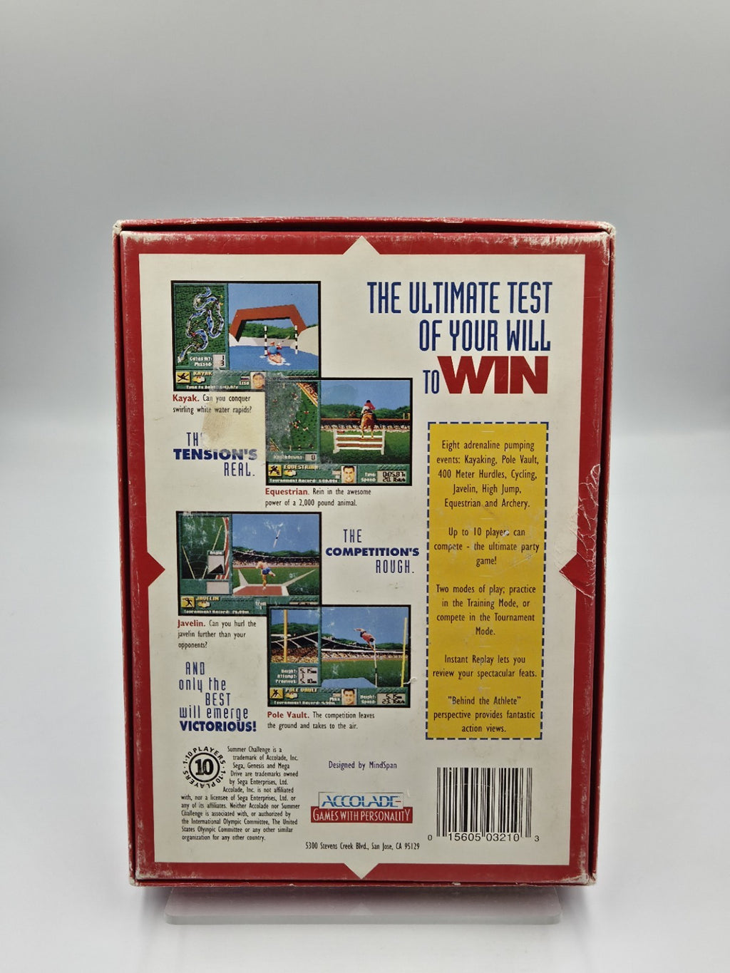 Sega Mega Drive / Genesis Spiel Summer Challenge mit OVP und Anleitung 