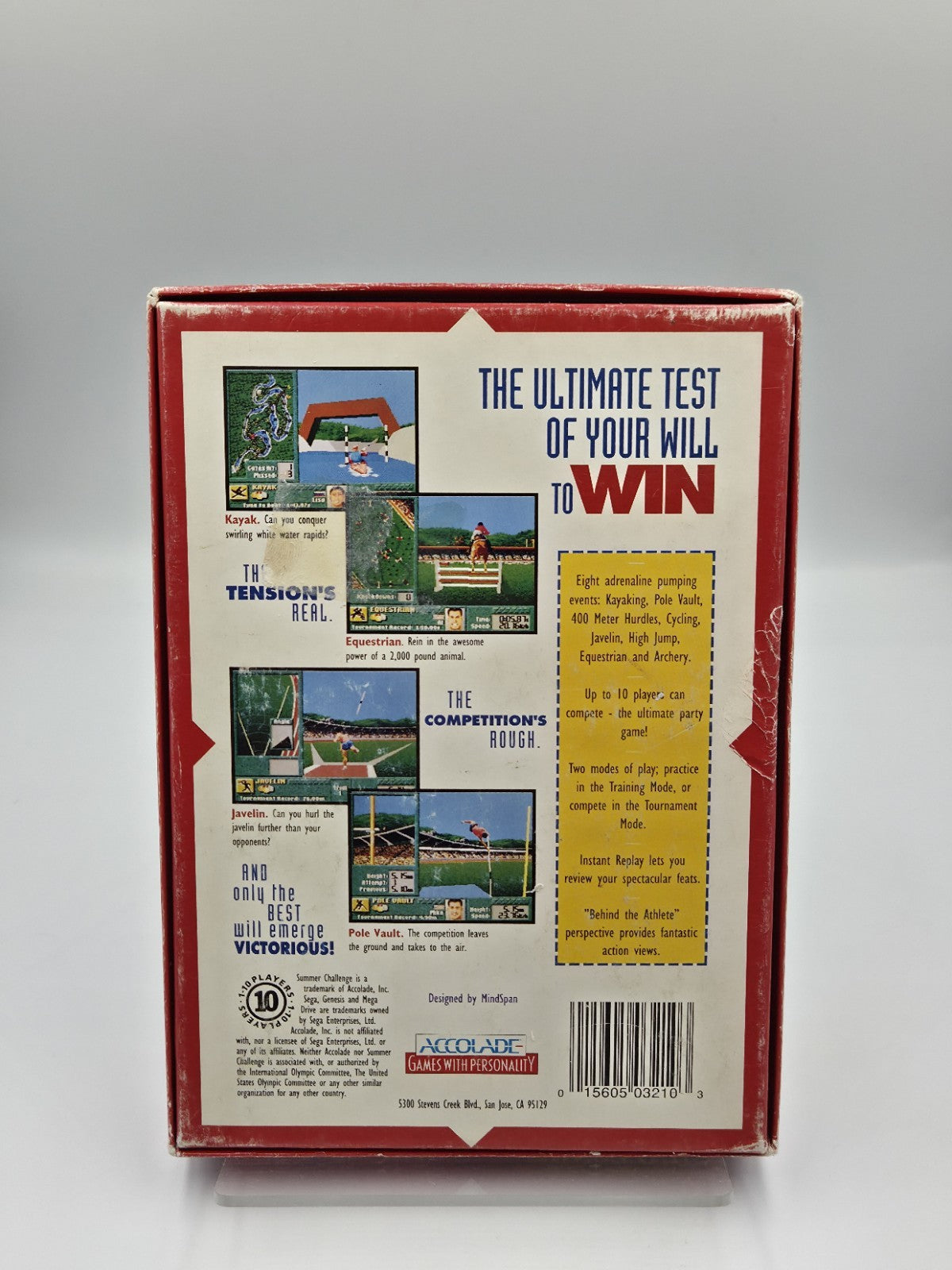 Sega Mega Drive / Genesis Spiel Summer Challenge mit OVP und Anleitung 