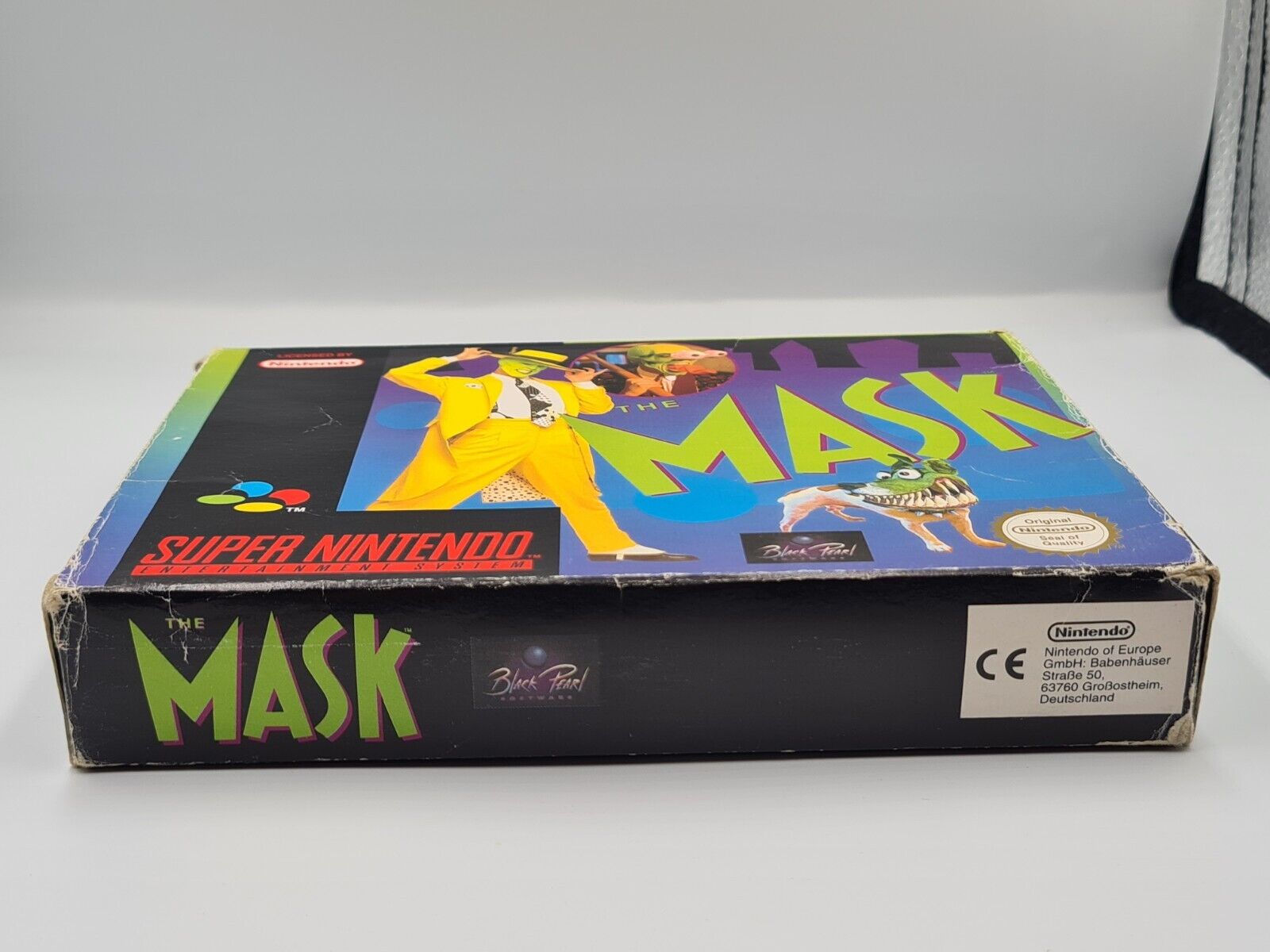 SNES Super Nintendo The Mask mit OVP und Anleitung EUR - T-Retro-Games 