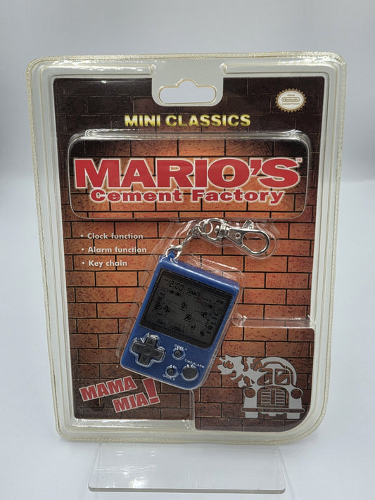 Nintendo Mini Classics Mario's Cement Factory Schlüsselanhänger Neu