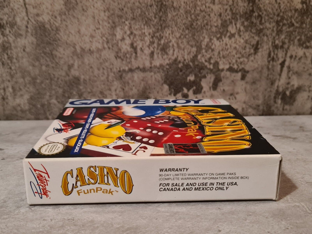 Nintendo Game Boy Classic Casino Fun Pak mit OVP und Anleitung USA - T-Retro-Games 