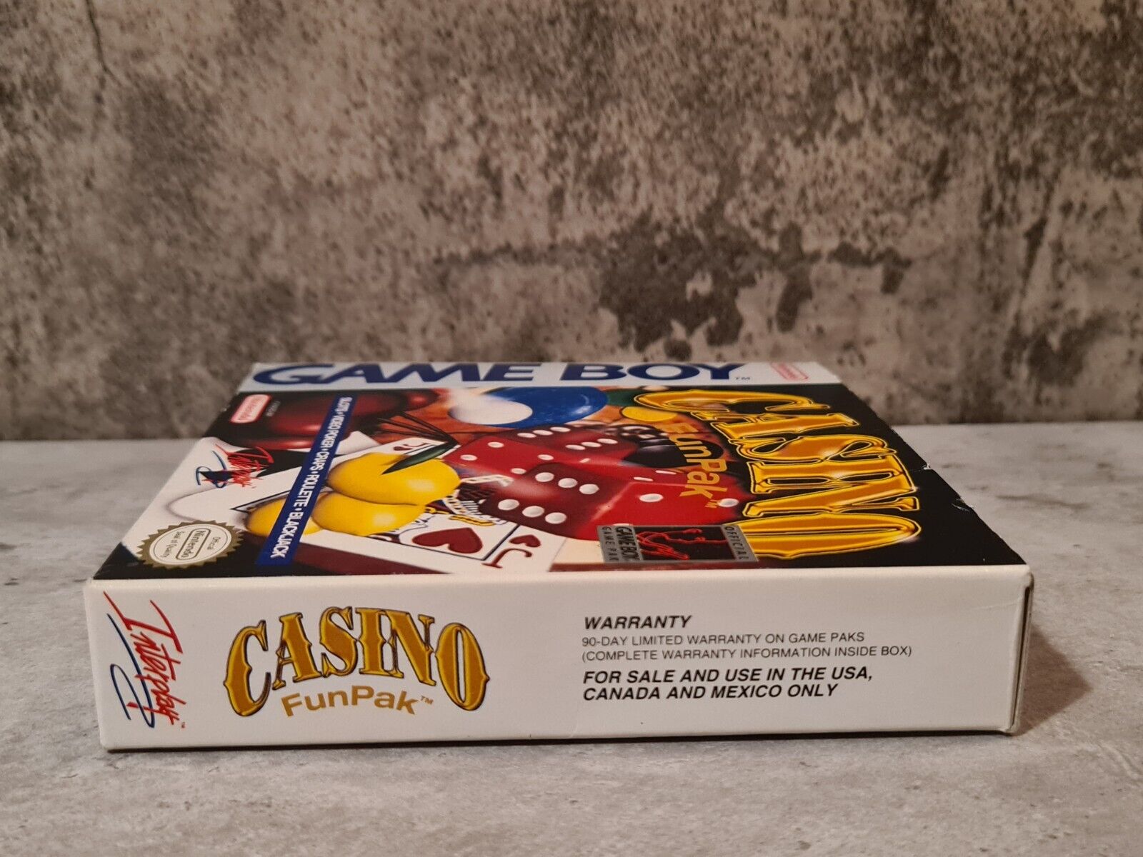 Nintendo Game Boy Classic Casino Fun Pak mit OVP und Anleitung USA - T-Retro-Games 