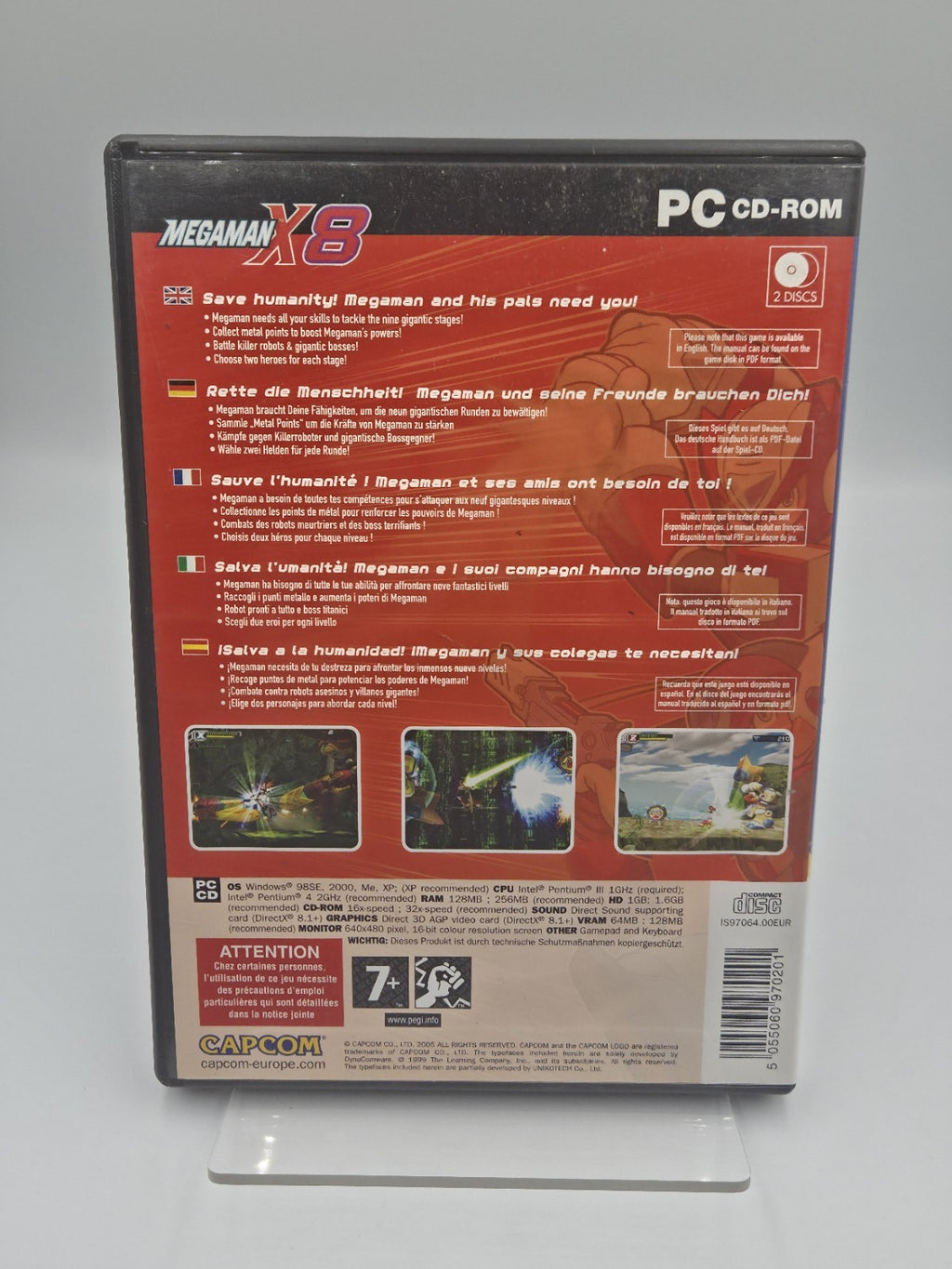PC-CD Rom Spiel Megaman X8 Multilingual