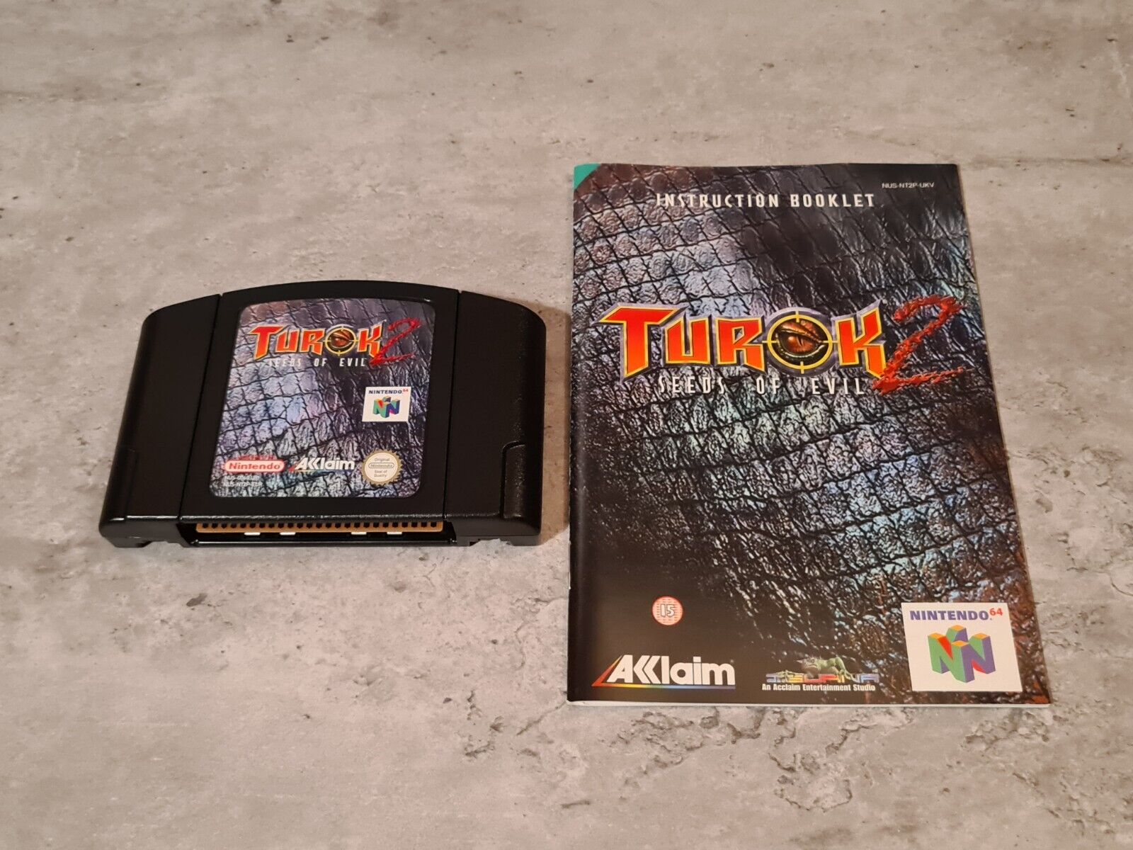 N64 Nintendo 64 Turok 2 : Seeds of Evil mit OVP und Anleitung UKV - T-Retro-Games 