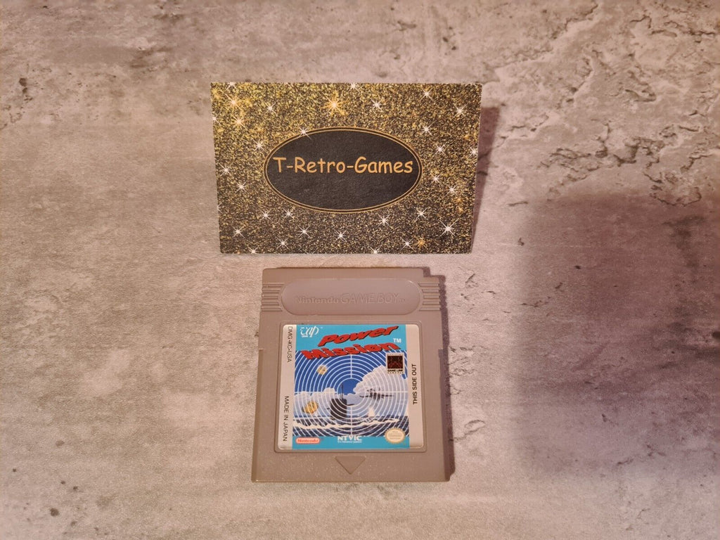 Nintendo Gameboy Classic Spiel Power Mission Modul USA - T-Retro-Games 