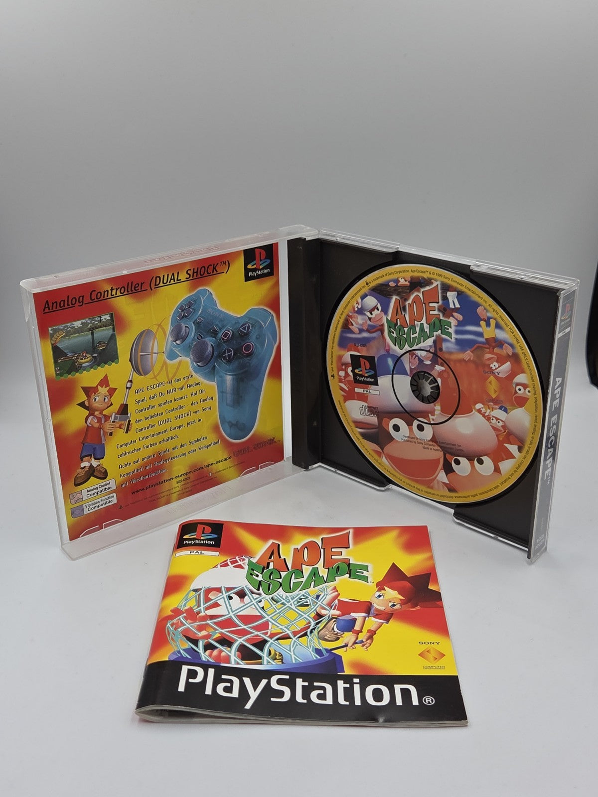 PS1 Playstation 1 Spiel Ape Escape mit OVP und Anleitung Deutsch