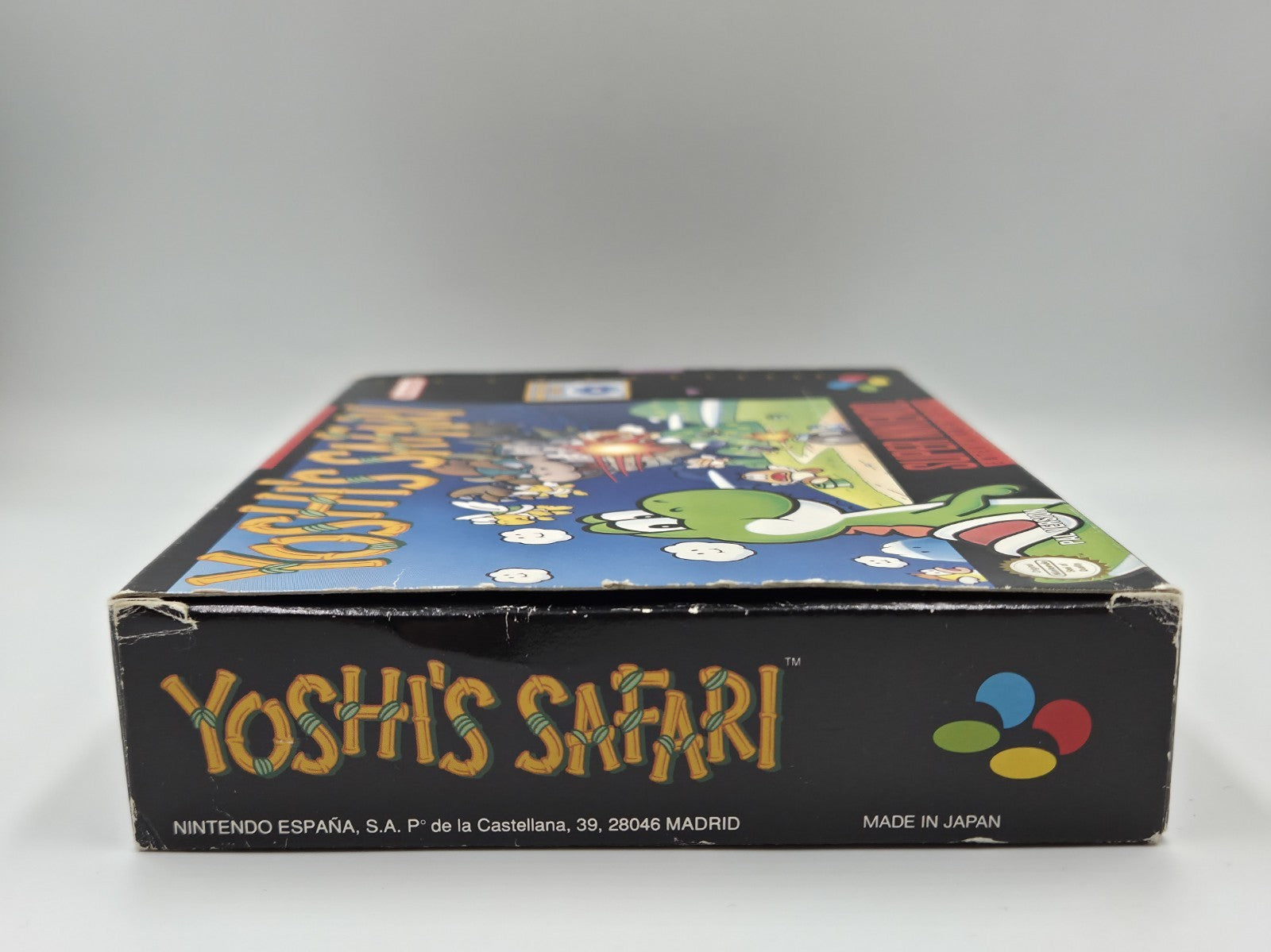 SNES Super Nintendo Spiel Yoshi's Safari mit OVP und Anleitung ESP