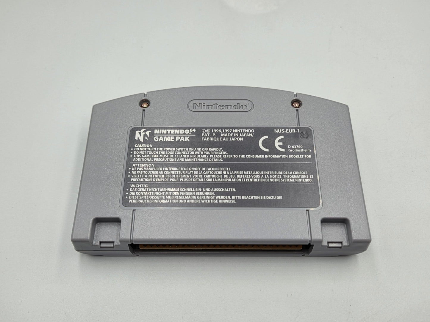 N64 Nintendo 64 Wetrix mit OVP und Anleitung EUR