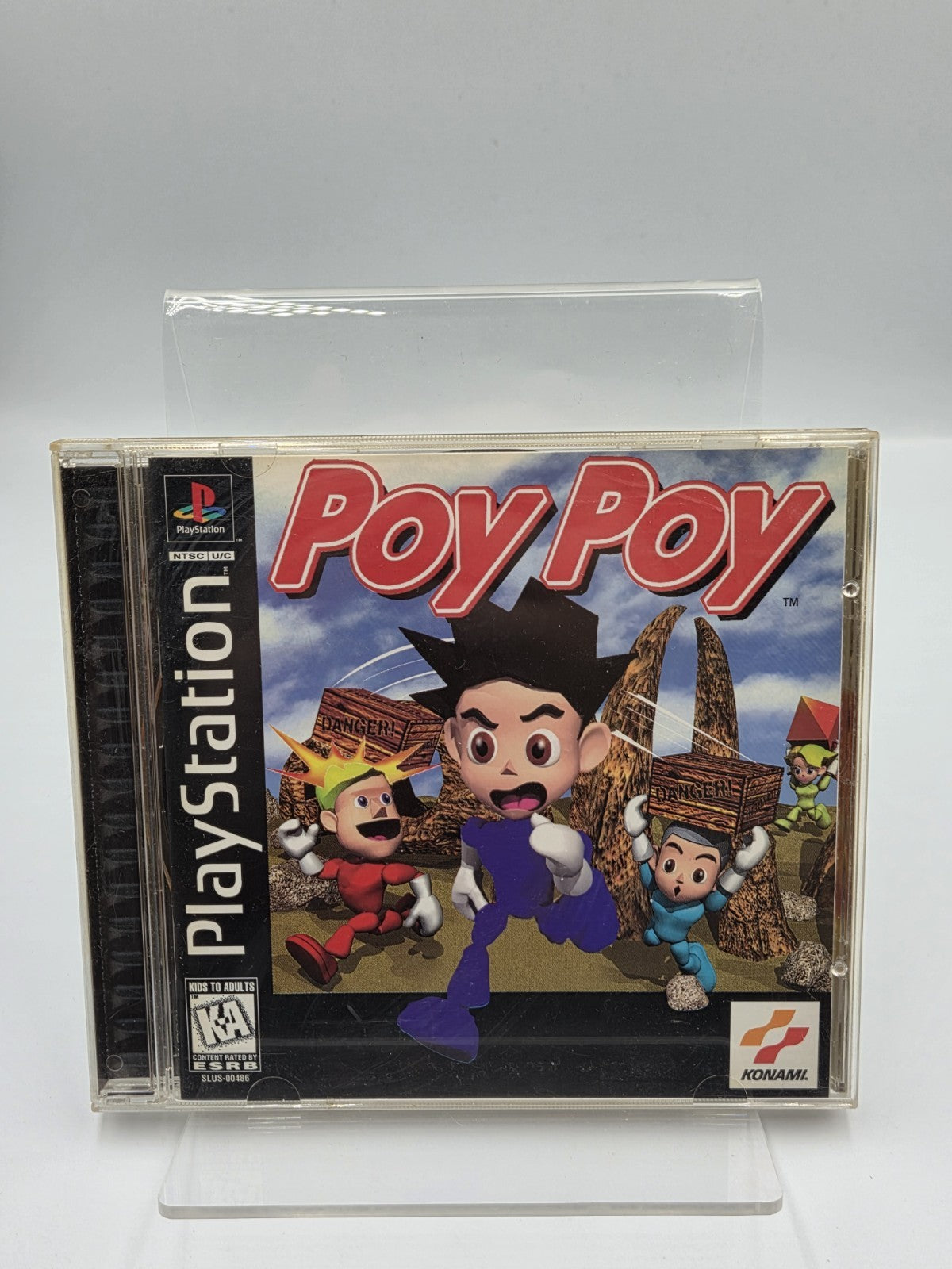 PS1 Playstation 1 Poy Poy mit OVP und Anleitung NTSC-USA - T-Retro-Games 
