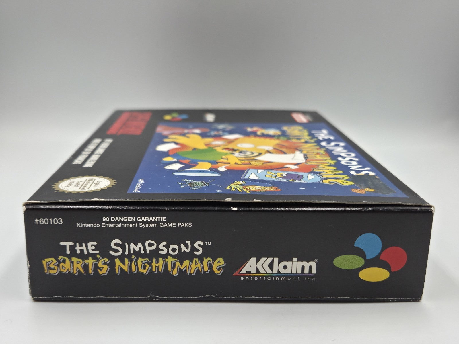SNES Super Nintendo Spiel The Simpsons Bart's Nightmare + OVP und Anleitung FAH