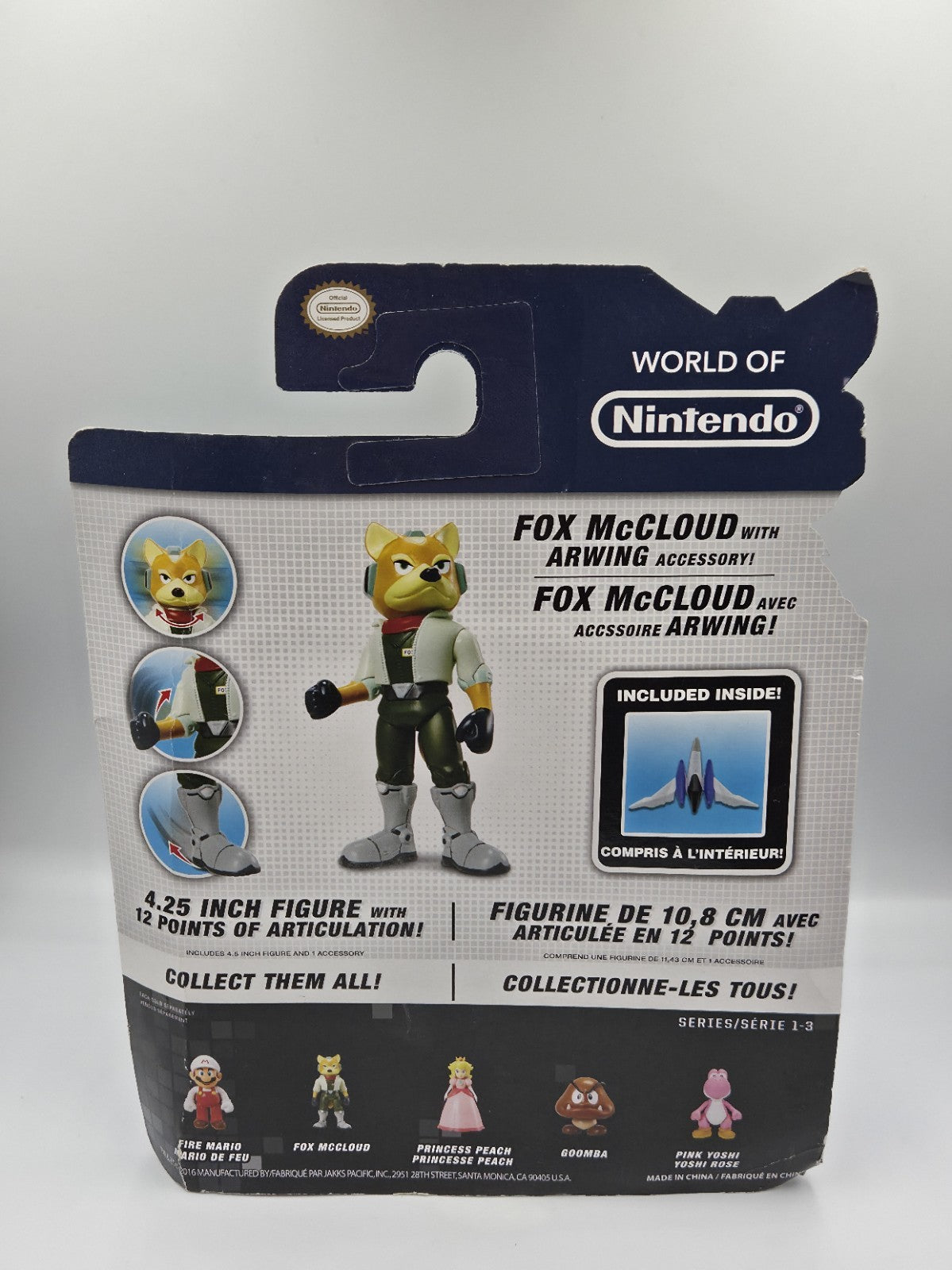  World of Nintendo Collectible Figur Figurine Fox McCloud Neu New Sealed