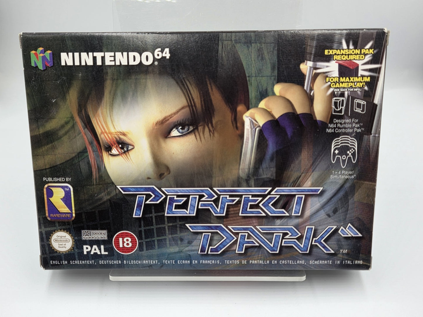 N64 Nintendo 64 Perfect Dark mit OVP und Anleitung EUR