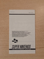 Super Nintendo Consumer Information Spielanleitung Instruction Booklet EUR-1