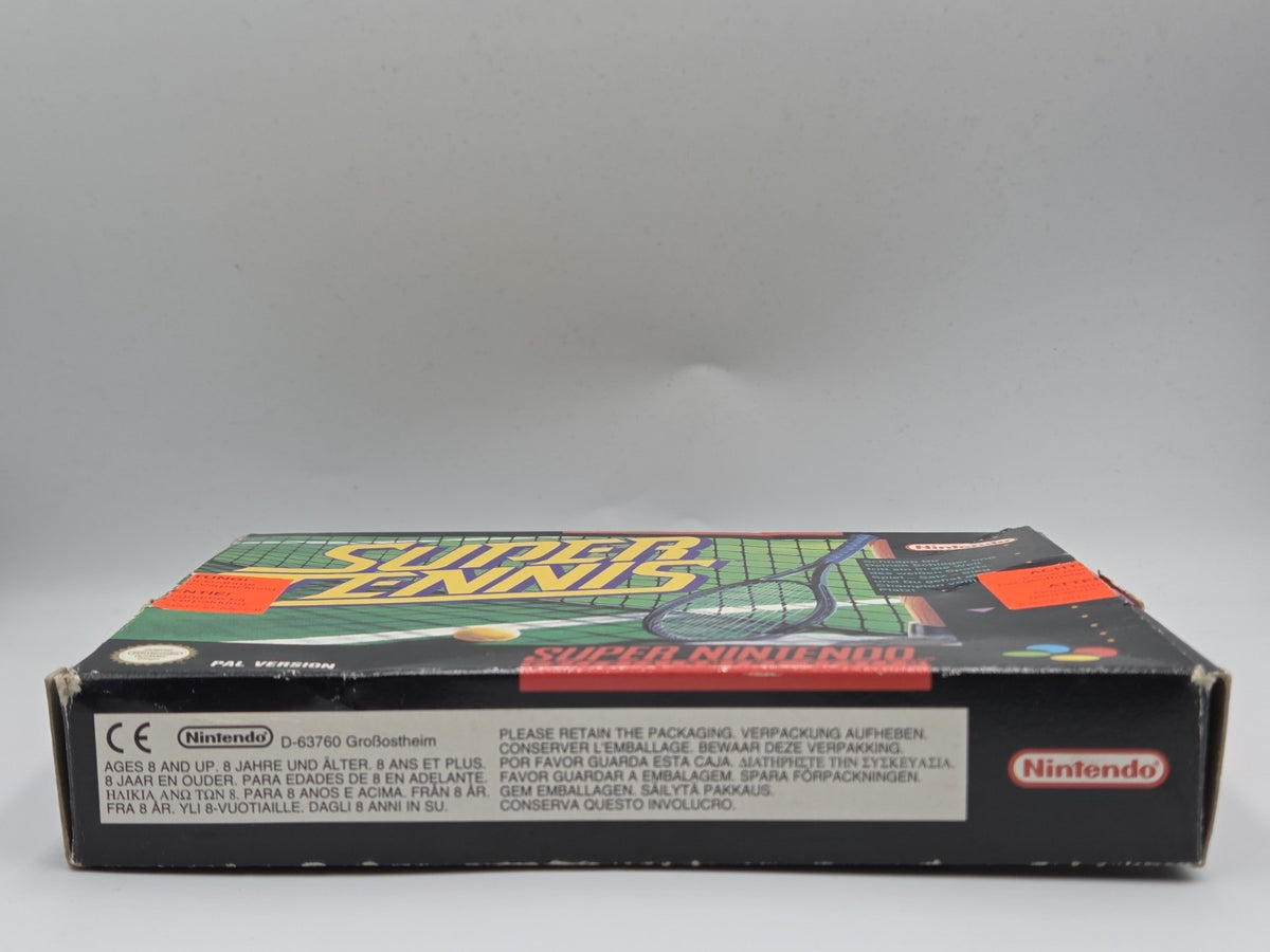 SNES Super Nintendo Spiel Super Tennis mit OVP und Anleitung NOE