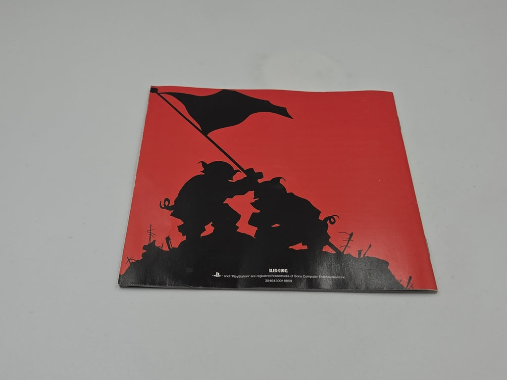PS1 Playstation 1 Spiel Hogs of War mit OVP und Anleitung Englisch
