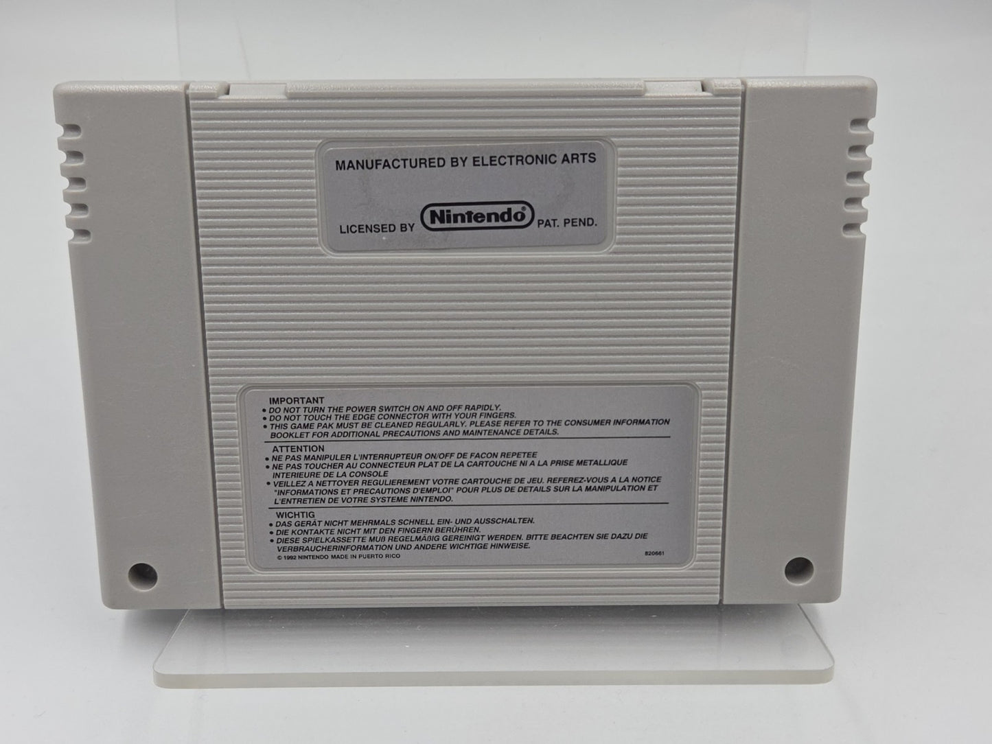 SNES Super Nintendo Spiel Final Fight Modul FAH