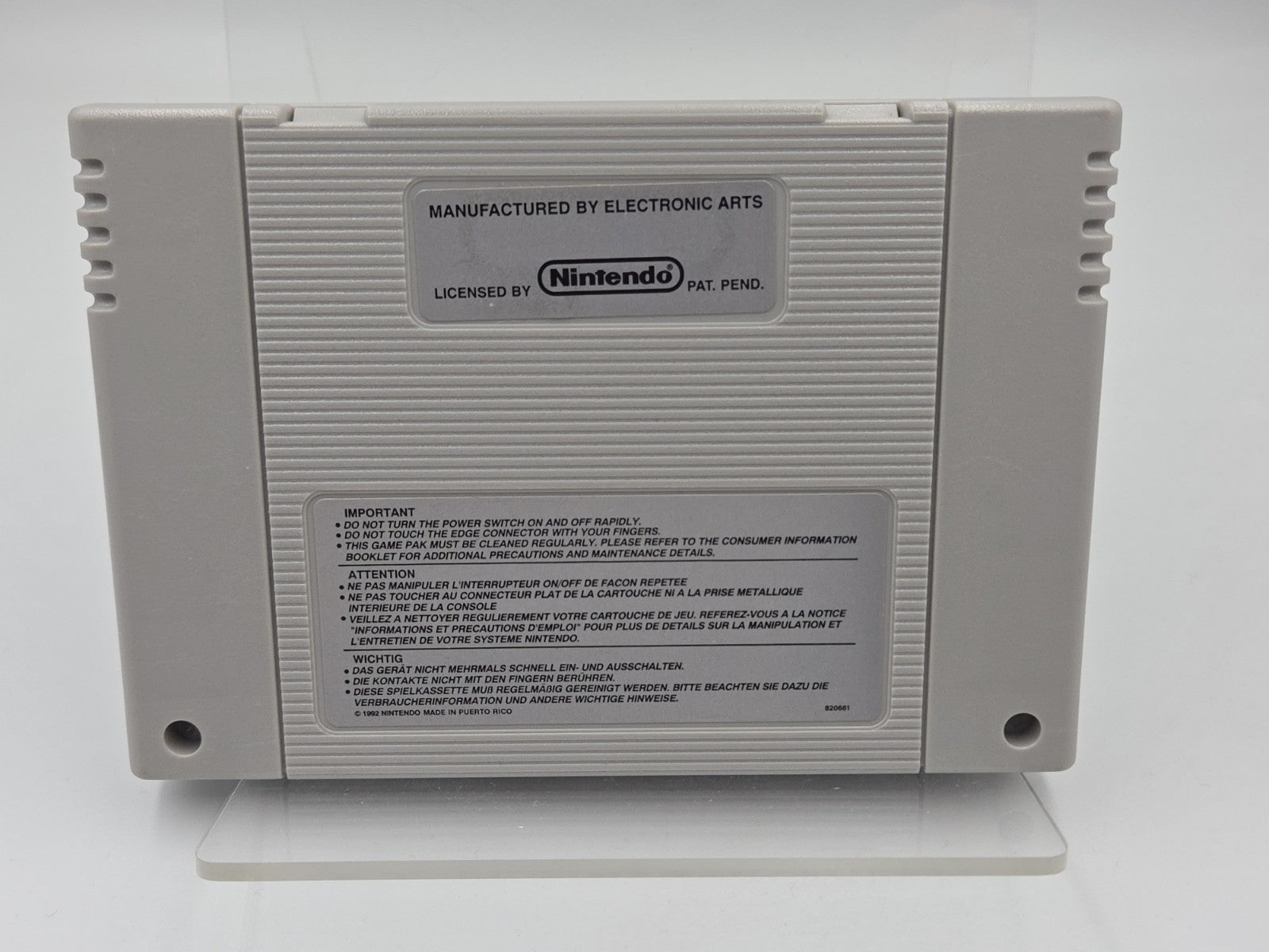 SNES Super Nintendo Spiel Final Fight Modul FAH