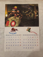 N64 Nintendo 64 Donkey Kong Kalender Calendar 1997 Nintendo