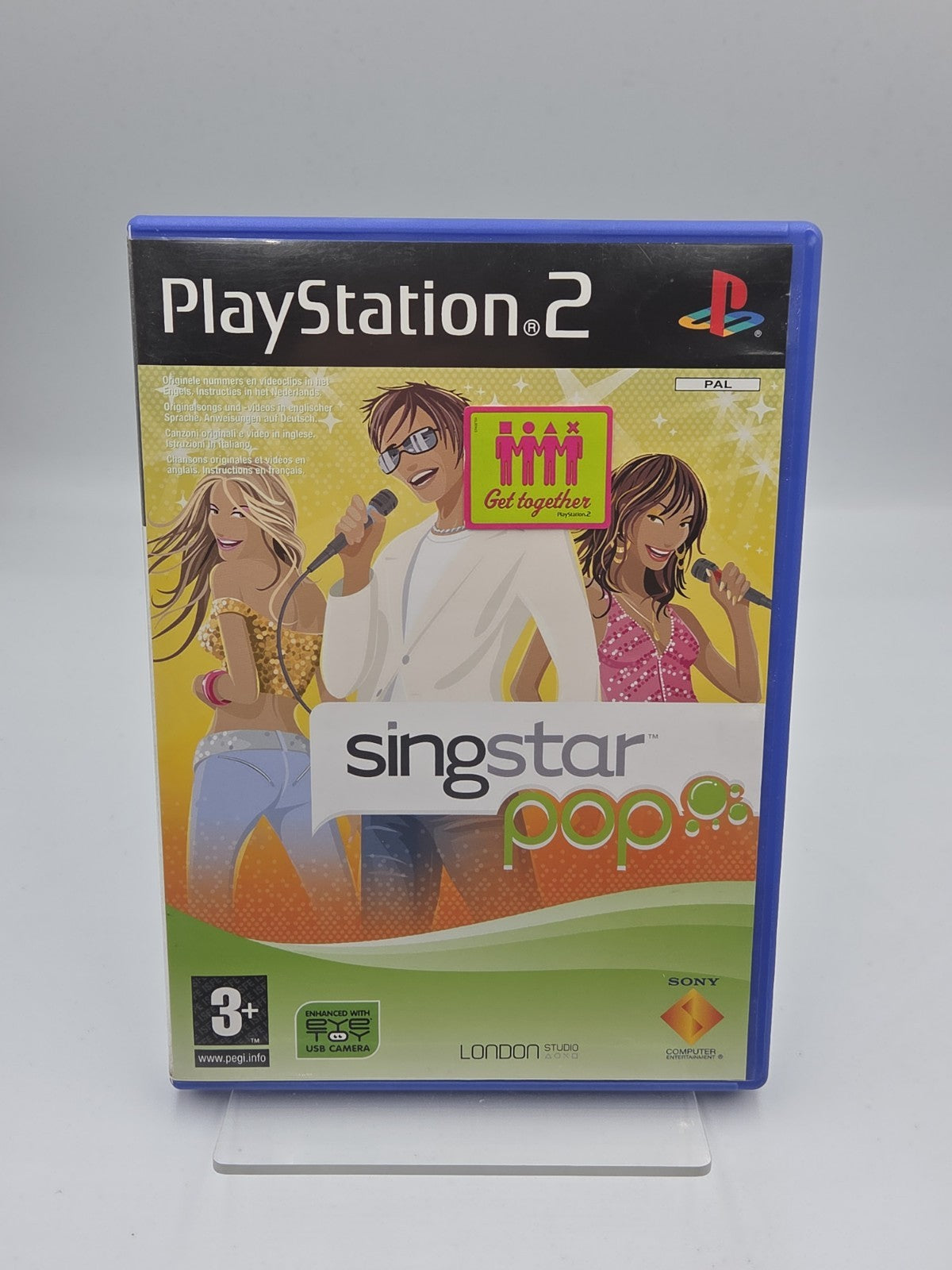 PS2 Playstation 2 Spiel Singstar Pop mit OVP und Anleitung Multilingual